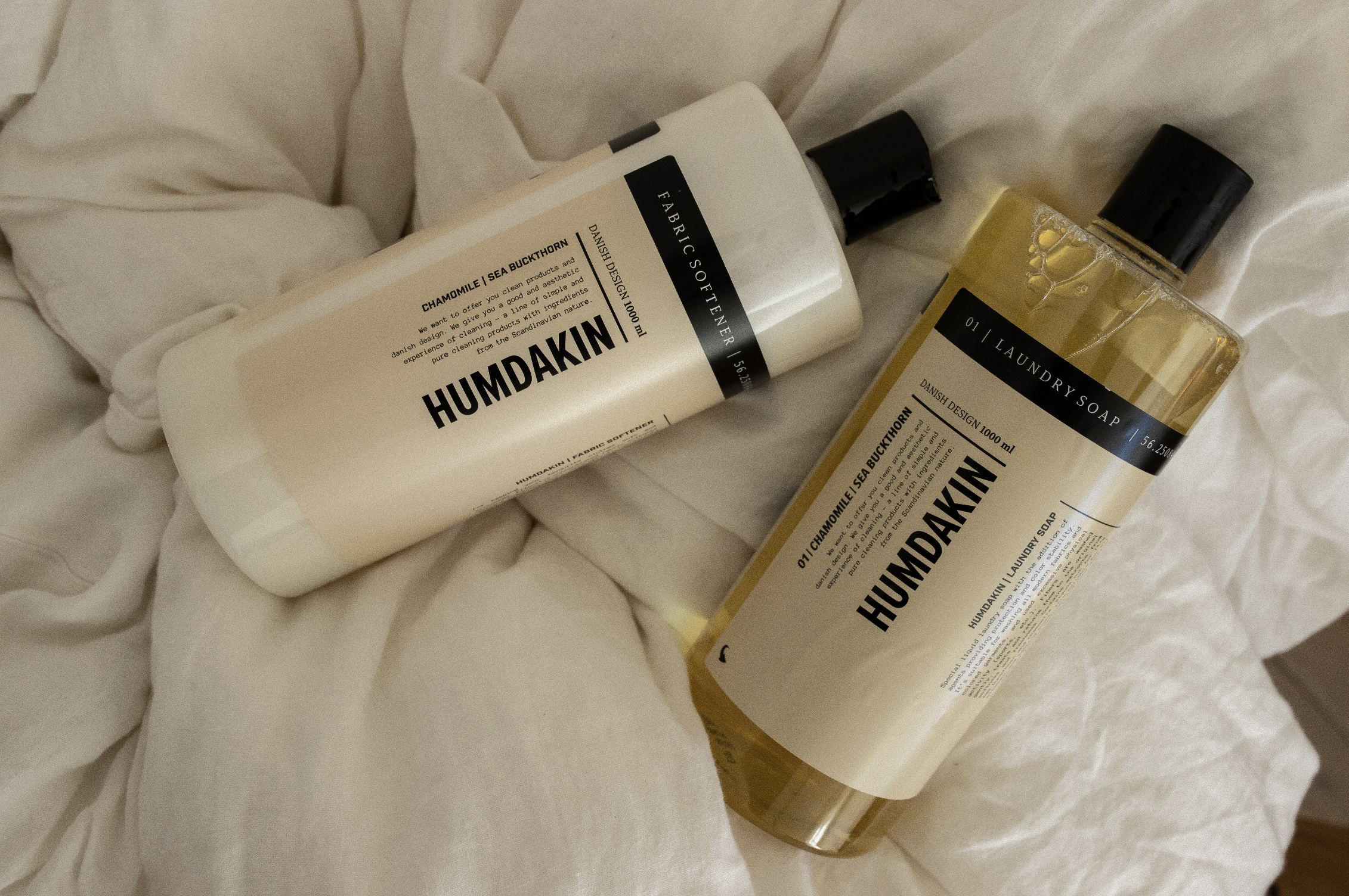 Les détergents et adoucissants Humdakin : Lavage efficace avec de faibles dosages