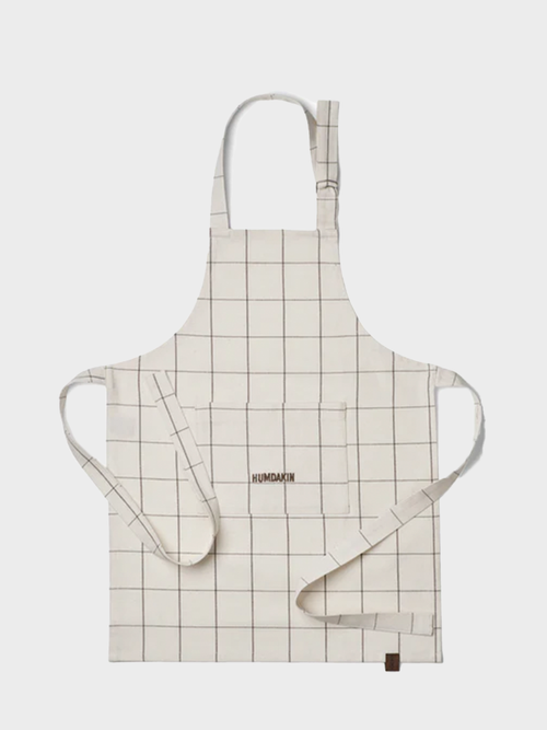 HUMDAKIN Check Apron Organic textiles 100 Pine