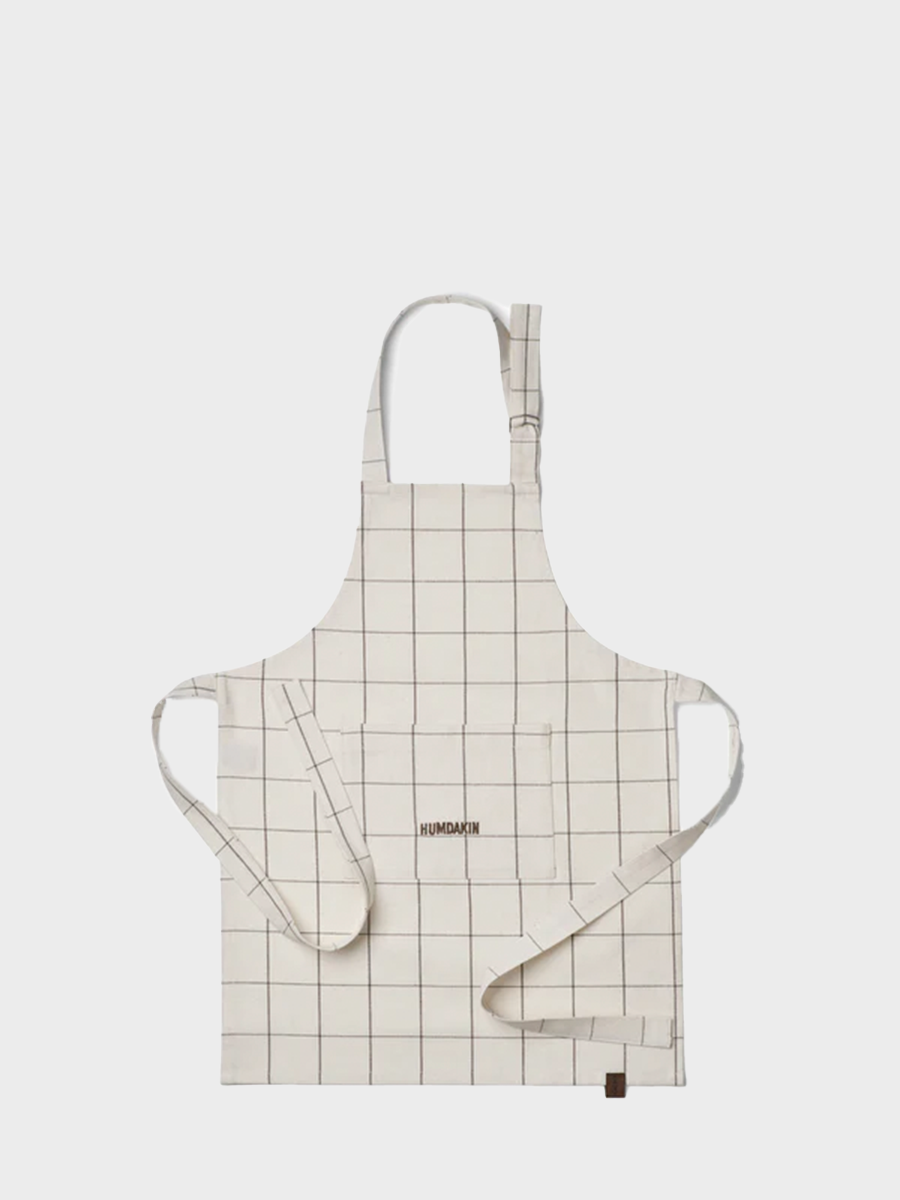 HUMDAKIN Check Kids Apron Diverse 100 Pine