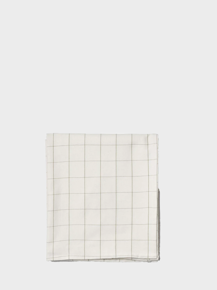 HUMDAKIN Check Tablecloth Organic textiles 102 Leaf