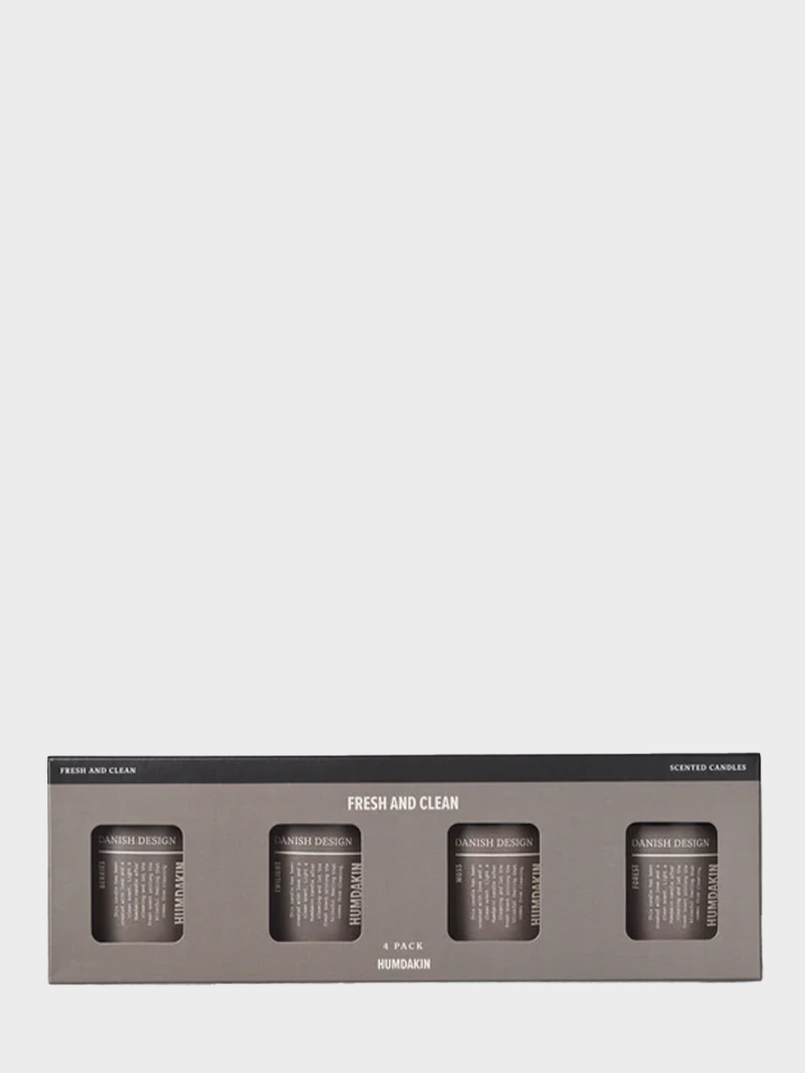 HUMDAKIN "Fresh and Clean" - scented candles, 4 pack Candle 00 Neutral/No color