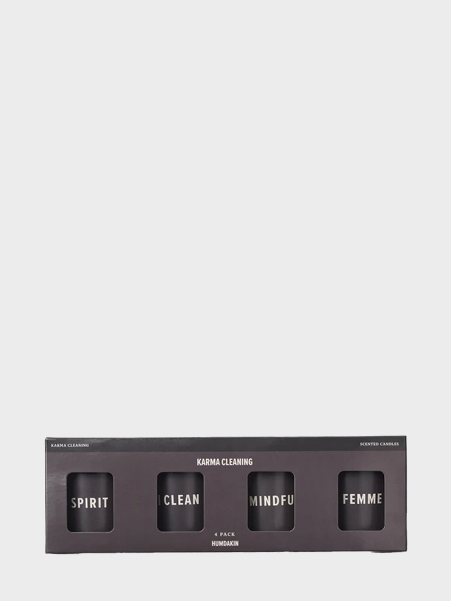 HUMDAKIN "Karma Cleaning" - scented candles, 4 pack Candle 00 Neutral/No color