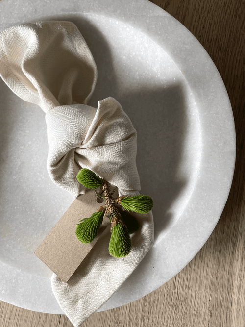 HUMDAKIN Napkin - 2 pack Organic textiles 029 Shell