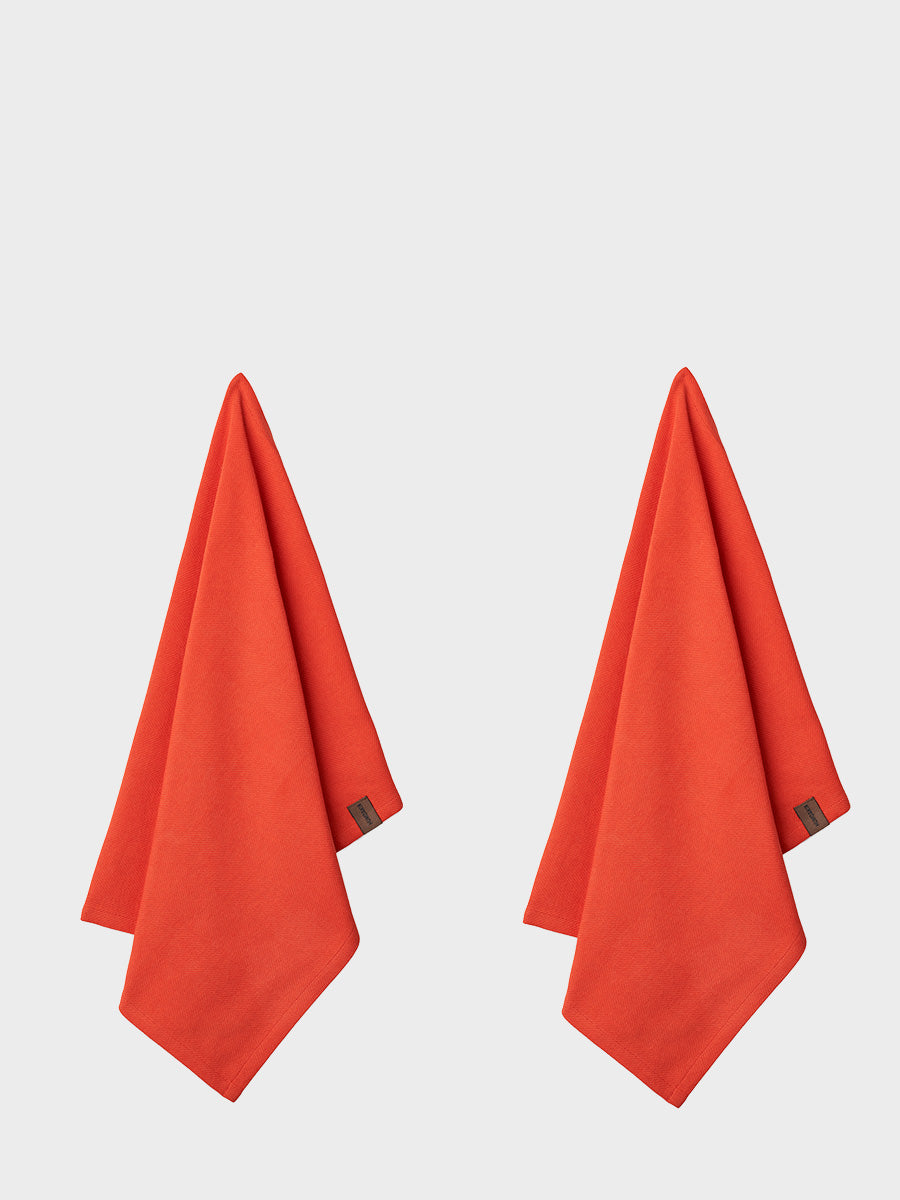 HUMDAKIN Organic Tea Towel - 2 pack Organic textiles 210 Red Grape