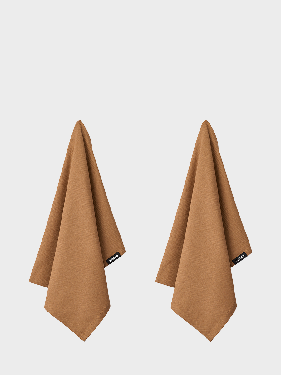 HUMDAKIN Organic Tea Towel - 2 pack Organic textiles 211 Tabacco