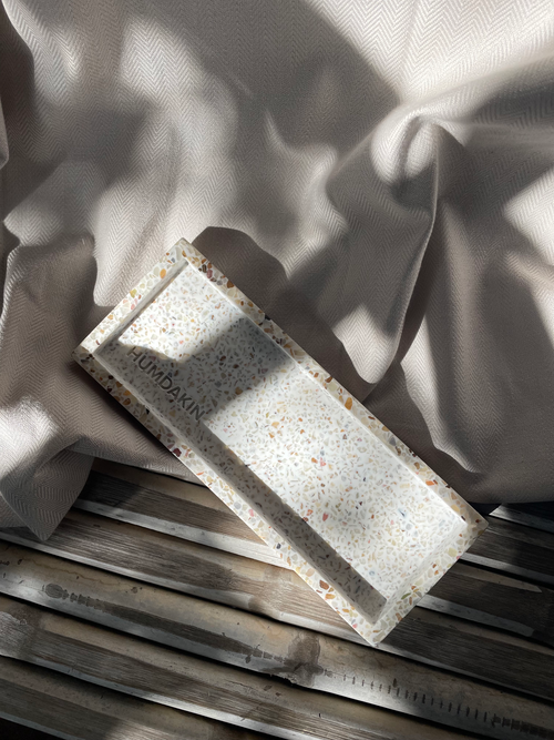 HUMDAKIN Terrazzo Tray 10 x 25 cm. Terrazzo
