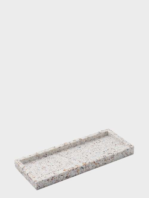 HUMDAKIN Terrazzo Tray 10 x 25 cm. Terrazzo 00 Neutral/No color