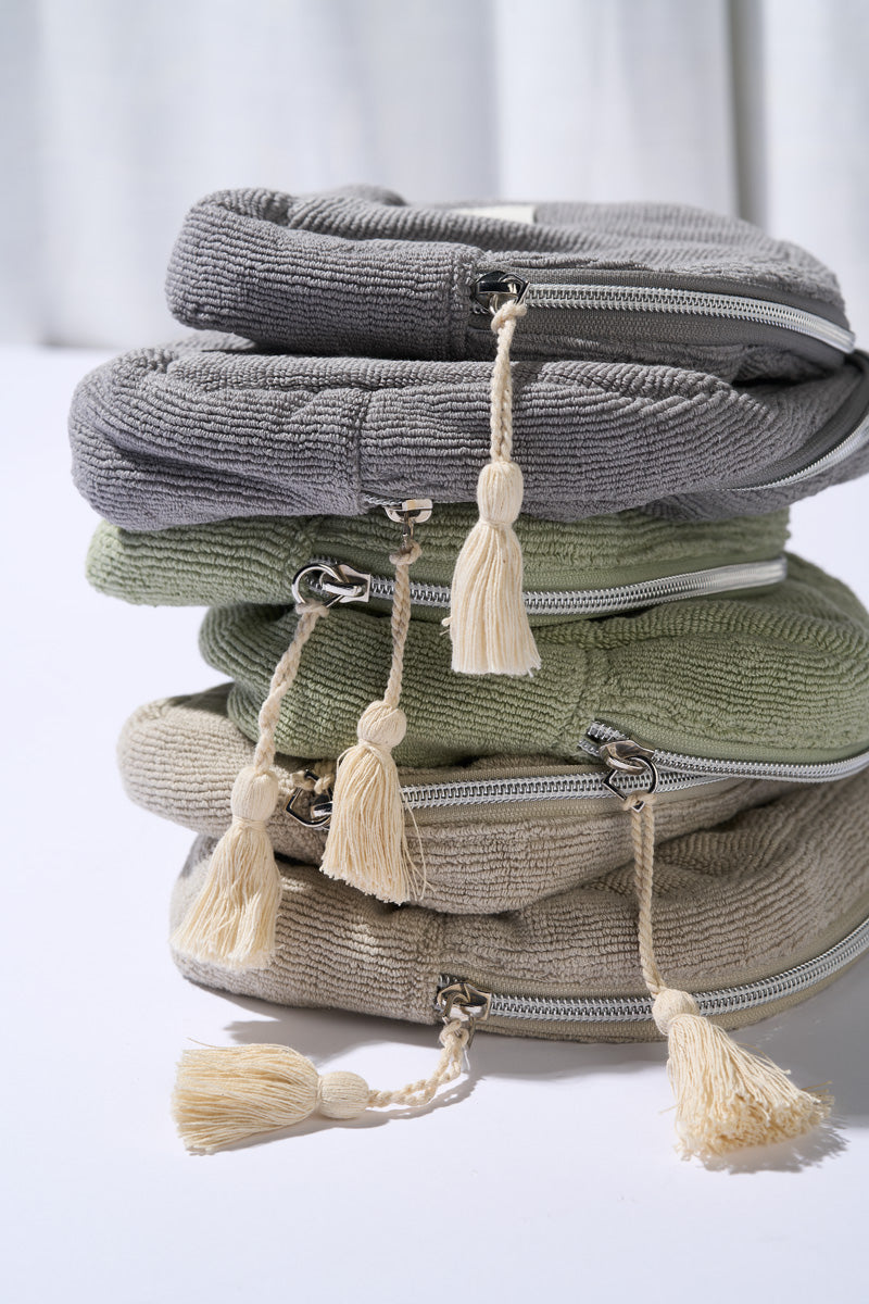 HUMDAKIN Terry Toiletry Bag Accessories 01 Light Stone