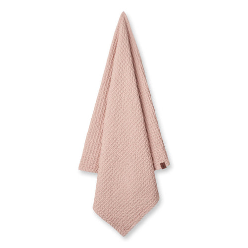 HUMDAKIN Waffle Bath Towel Organic textiles 136 Blush