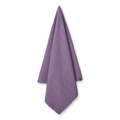 HUMDAKIN Waffle Bath Towel Organic textiles 137 Lilac