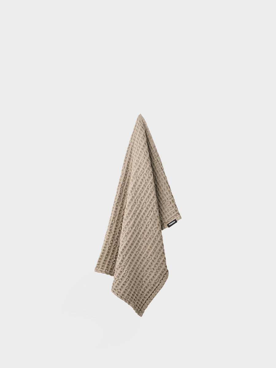 HUMDAKIN Waffle Hand Towel Organic textiles 026 Oak