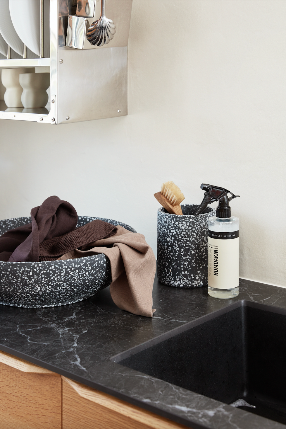 HUMDAKIN Rome - Terrazzo Bowl Terrazzo 115 Black