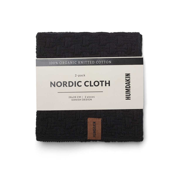 HUMDAKIN Chiffon nordique - pack de 2 Organic textiles 020 Coal