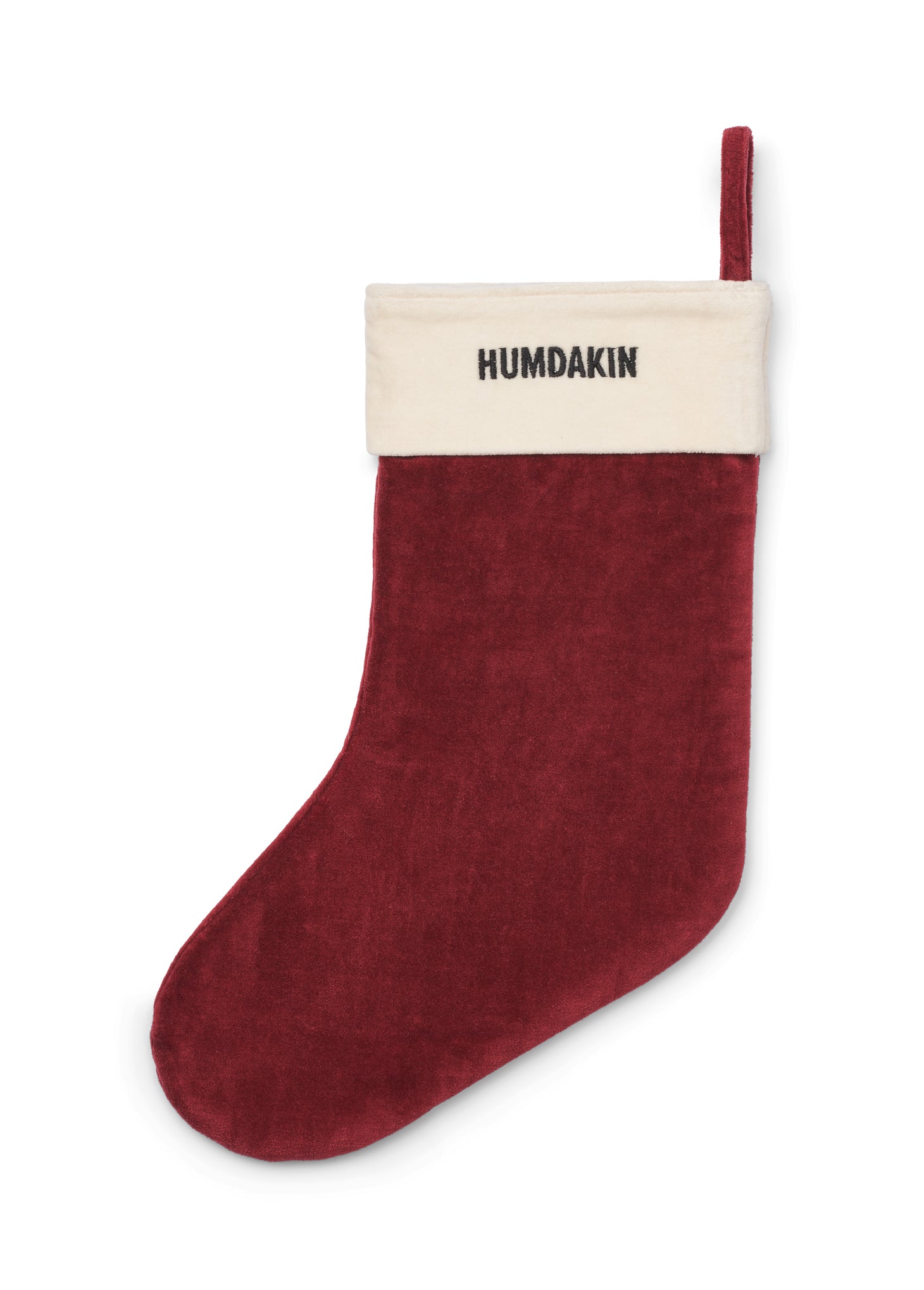 HUMDAKIN Christmas Stocking - Velvet Diverse 212 Maroon