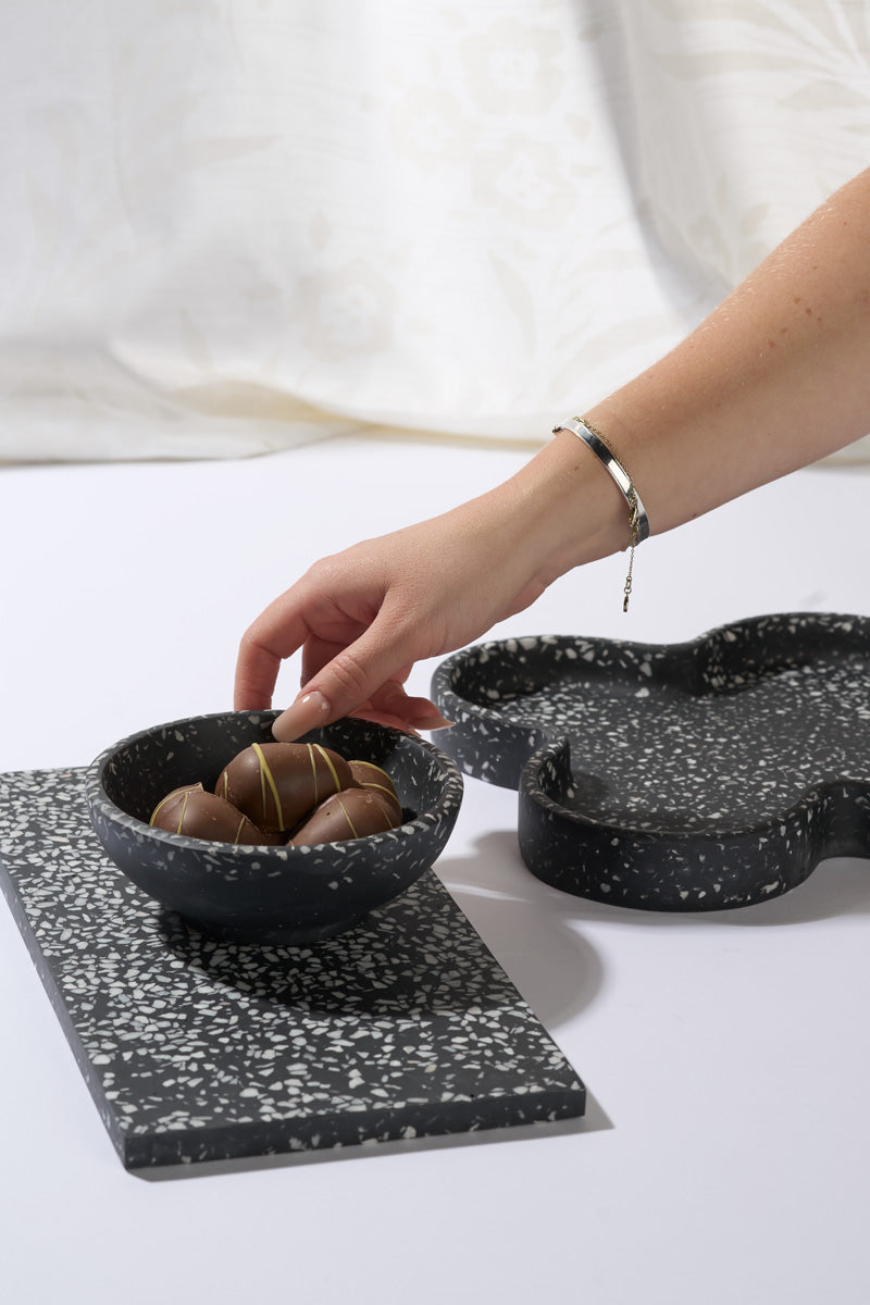 HUMDAKIN Firenze - Terrazzo Bowl Terrazzo 115 Black
