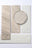 HUMDAKIN Marble Tray - Round Marble 119 Brown