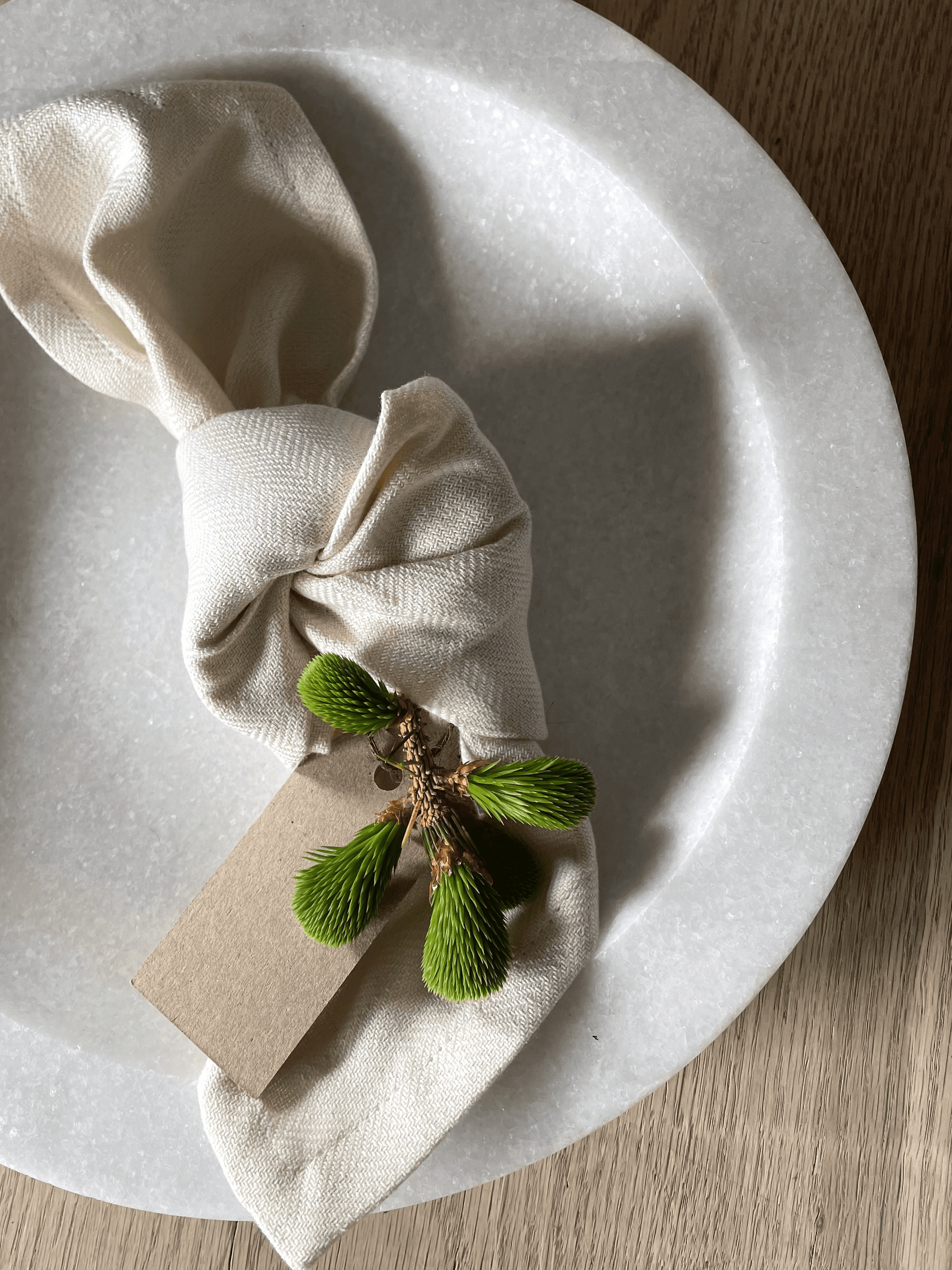 HUMDAKIN Napkin - 2 pack Organic textiles 029 Shell