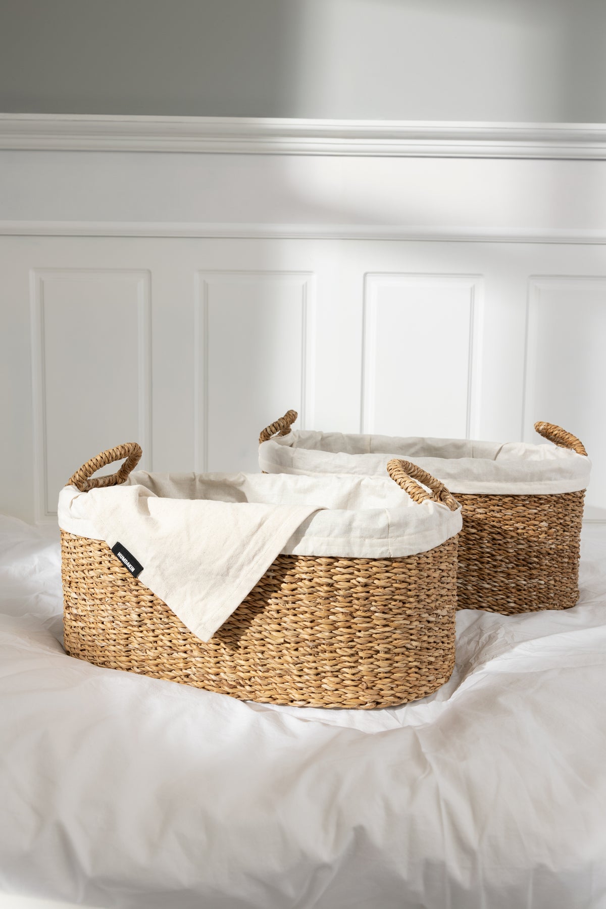 HUMDAKIN Organic Tea Towel - 2 pack Organic Textiles 229 Undyed
