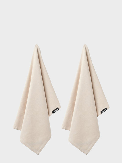 HUMDAKIN Organic Tea Towel - 2 pack Organic Textiles 229 Undyed