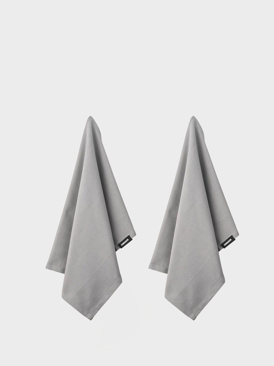 HUMDAKIN Organic Tea Towel - 2 pack Organic textiles 019 Stone