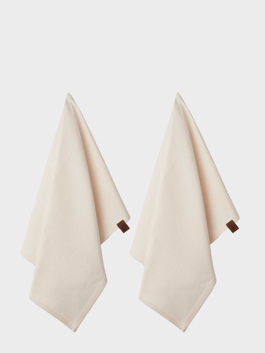 HUMDAKIN Organic Tea Towel - 2 pack Organic textiles 029 Shell