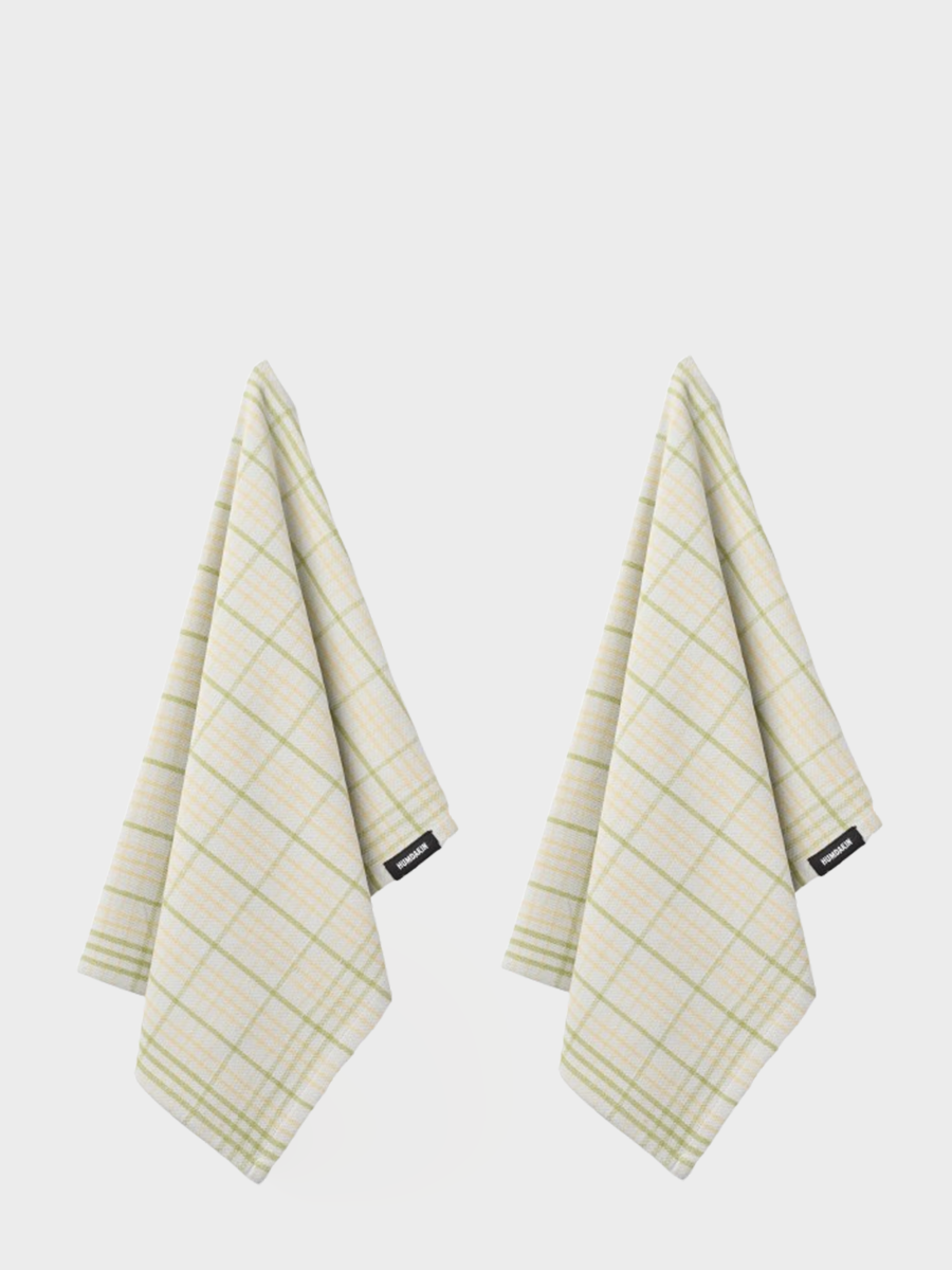 HUMDAKIN Organic Tea Towel - 2 pack Organic textiles 242 Frosty Mist