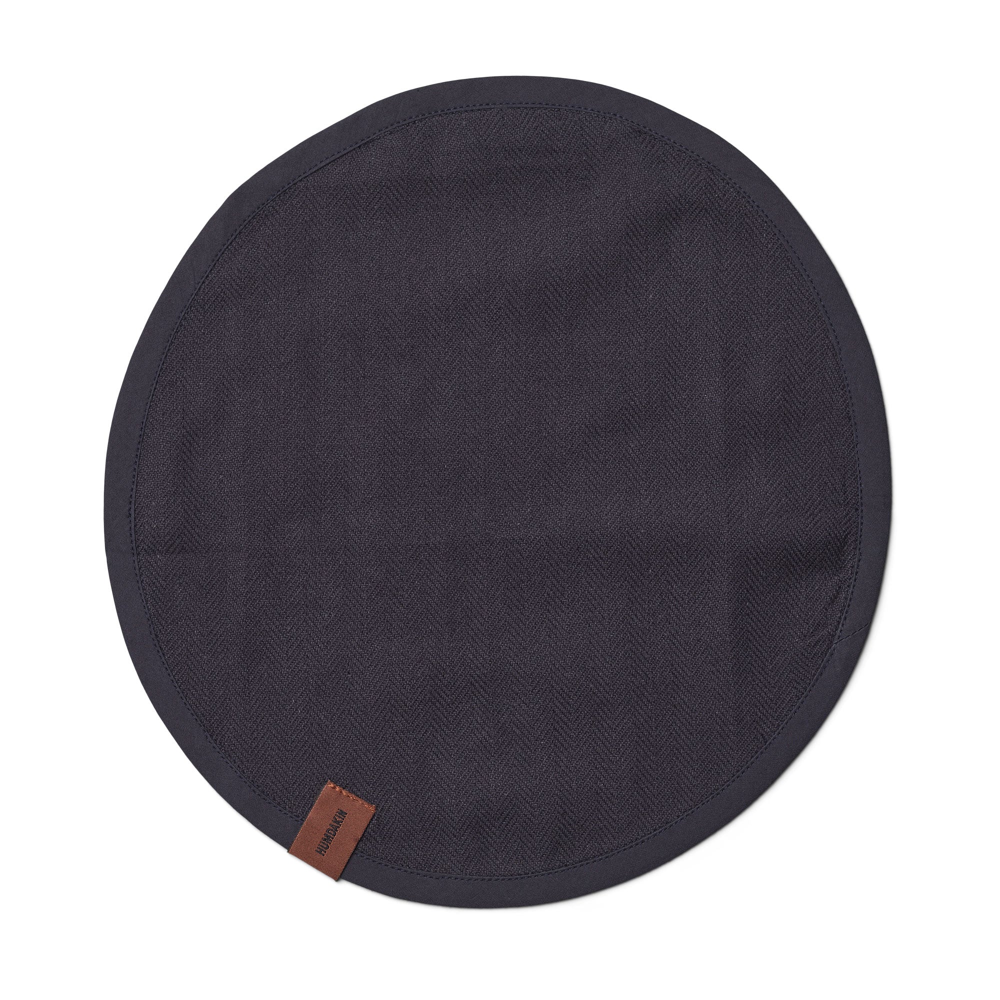 HUMDAKIN Oval Kitchen Cloth Organic textiles 020 Coal