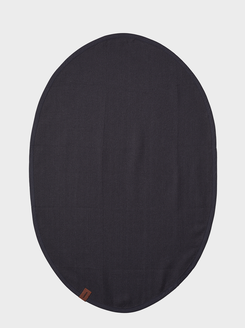 HUMDAKIN Oval Tea Towel - 1 pcs Organic textiles 020 Coal