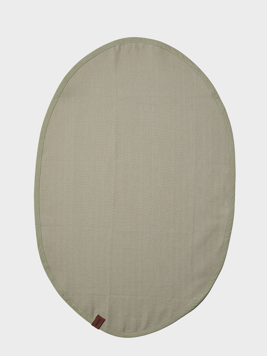HUMDAKIN Oval Tea Towel - 1 pcs Organic textiles 026 Oak