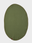 HUMDAKIN Oval Tea Towel - 1 pcs Organic textiles 028 Fern