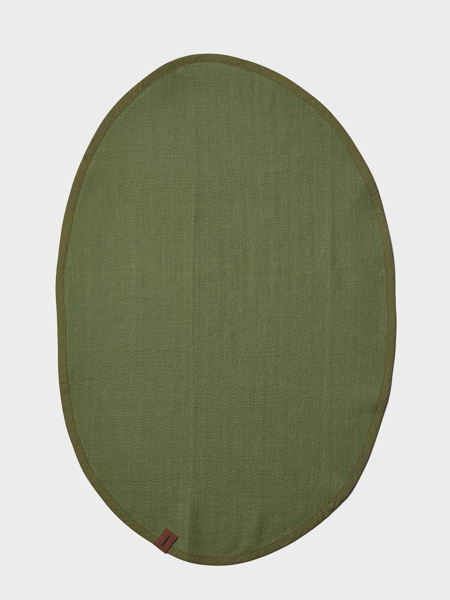 HUMDAKIN Oval Tea Towel - 1 pcs Organic textiles 028 Fern