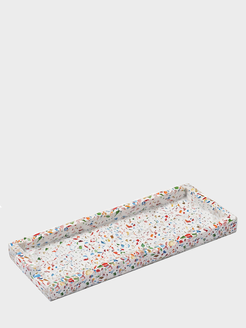 HUMDAKIN Rainbow Terrazzo Tray Terrazzo 208 Rainbow
