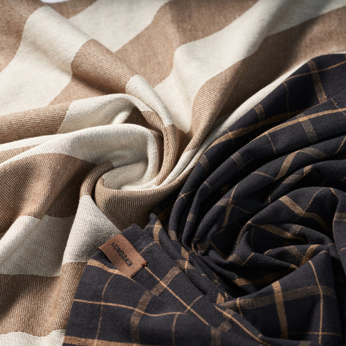 HUMDAKIN Recycled Cotton Tea Towel - 2 pack Organic Textiles 205 Beige Candy