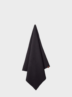 HUMDAKIN Waffle Bath Towel Organic textiles 020 Coal