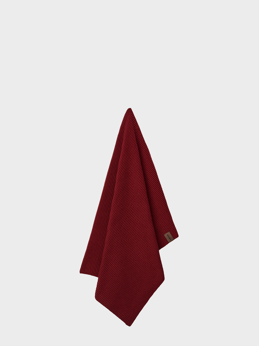 HUMDAKIN Torchon de cuisine tricoté Organic Textiles 212 Maroon