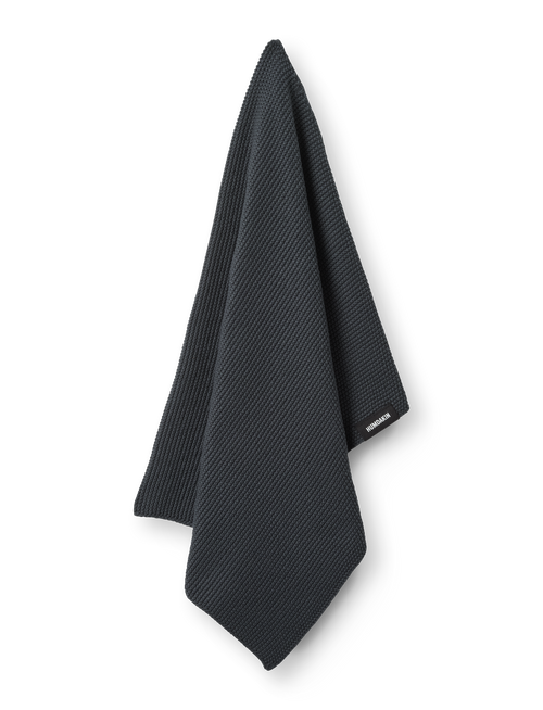 HUMDAKIN Torchon de cuisine tricoté Organic Textiles 251 Asphalt