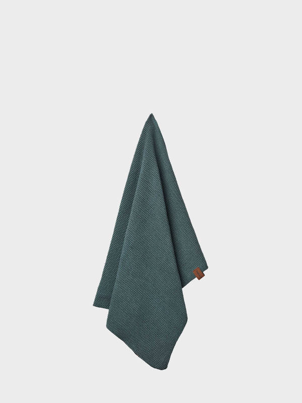 HUMDAKIN Torchon de cuisine tricoté Organic textiles 03 Green Seaweed