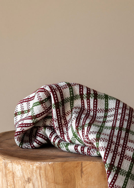 HUMDAKIN Torchon de cuisine tricoté Organic textiles 244 Winter Whisper