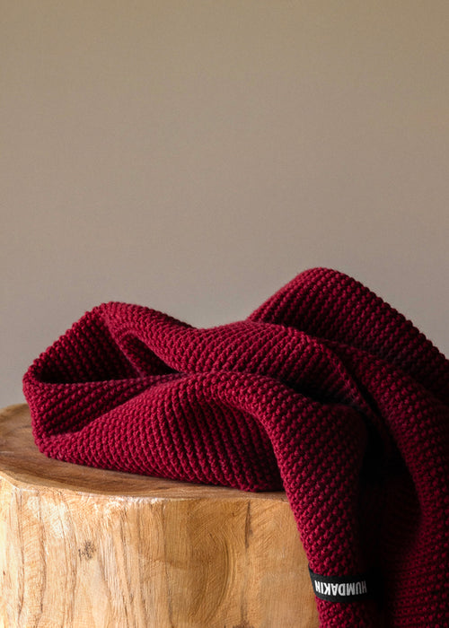 HUMDAKIN Torchon de cuisine tricoté Organic textiles 247 Rosewood