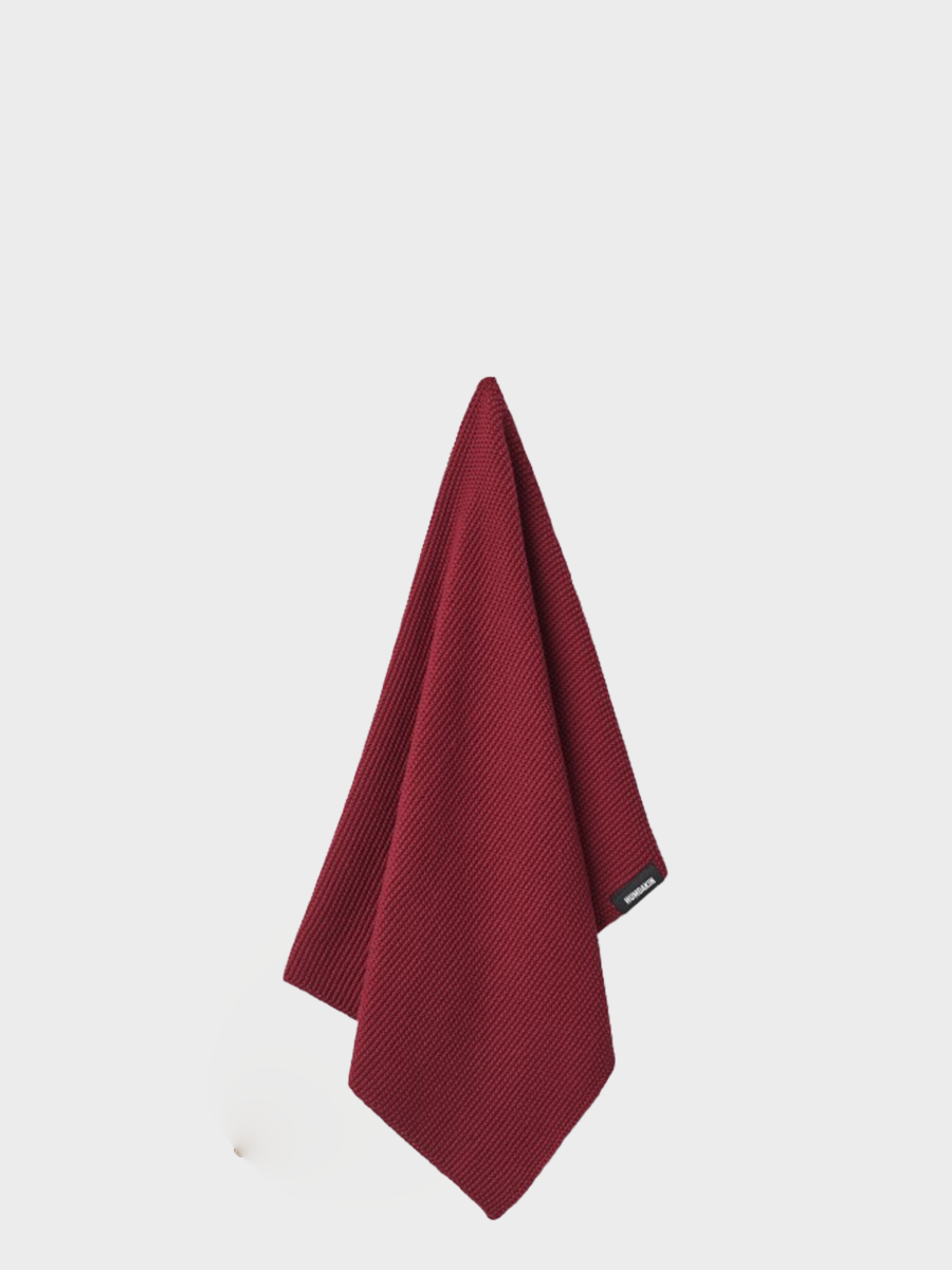 HUMDAKIN Torchon de cuisine tricoté Organic textiles 247 Rosewood