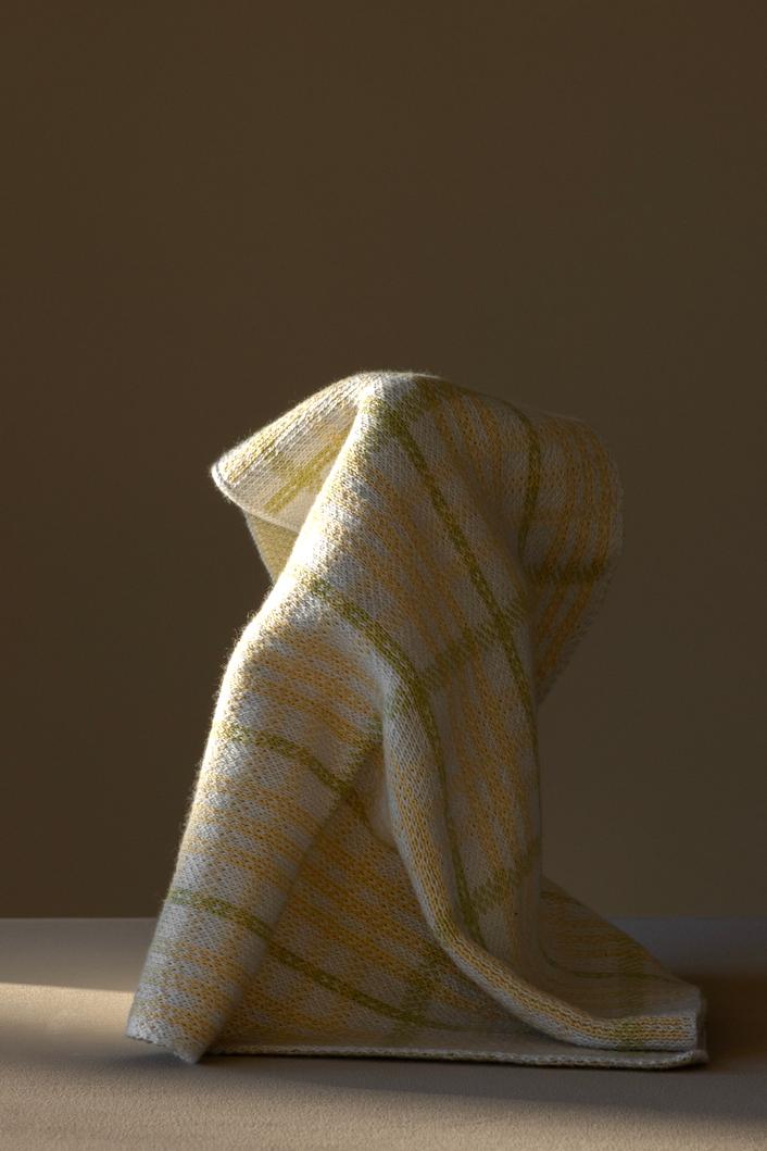 HUMDAKIN Torchon tricoté Organic Textiles 242 Frosty Mist