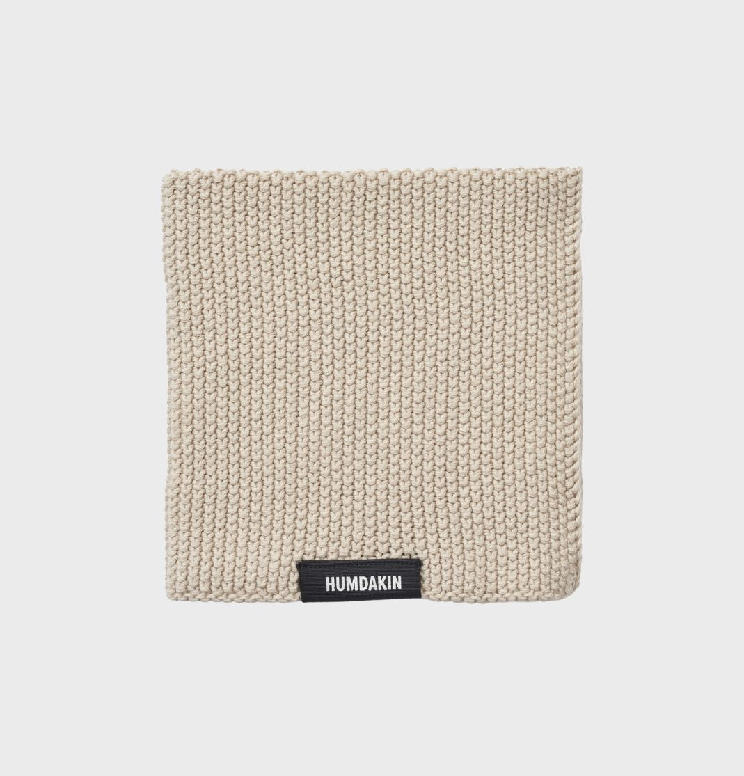 HUMDAKIN Torchon tricoté Organic textiles 01 Light Stone