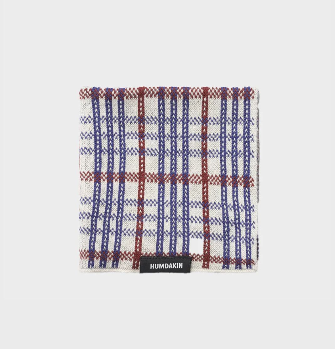 HUMDAKIN Torchon tricoté Organic textiles 233 Checkered Race