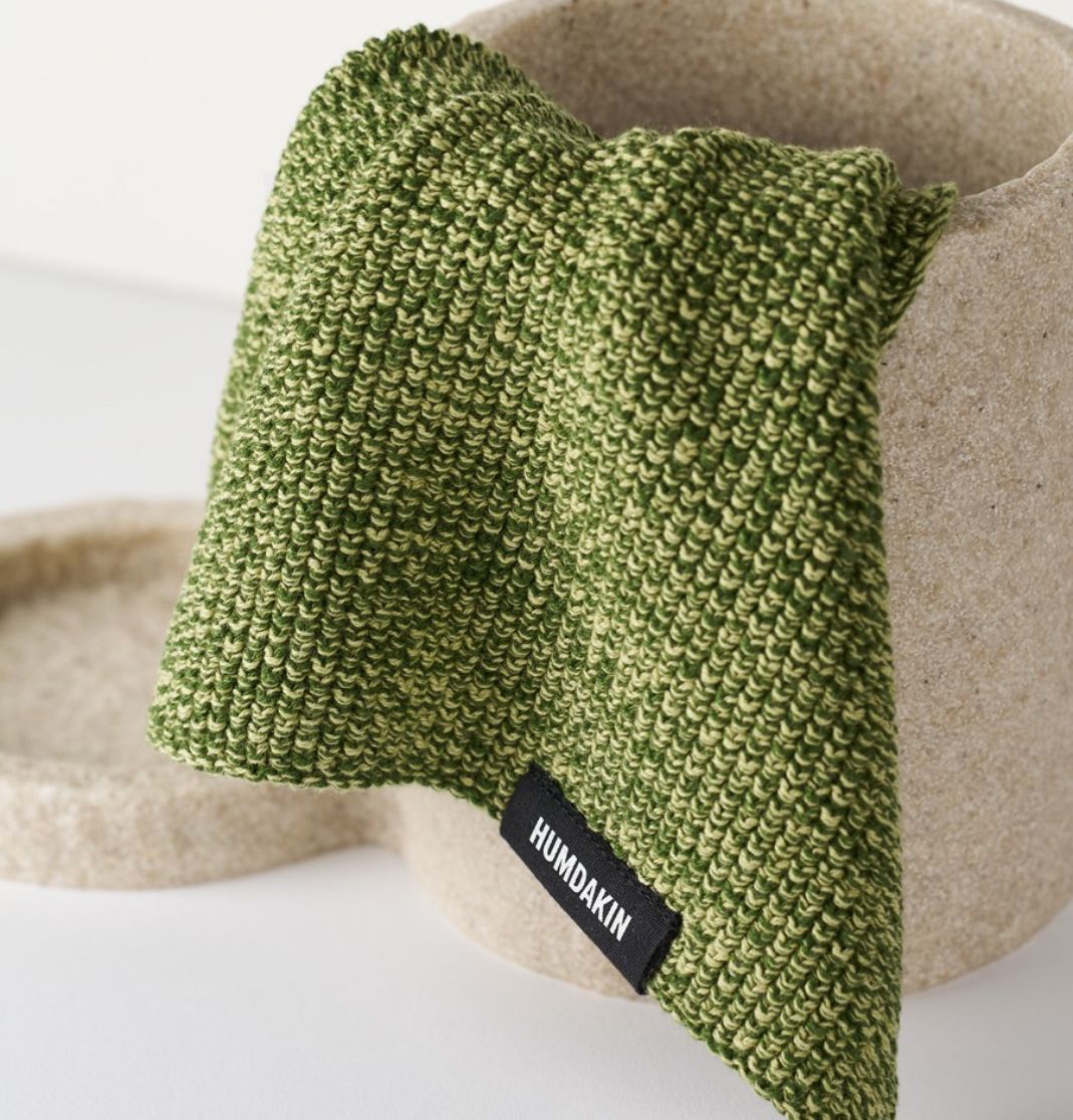 HUMDAKIN Torchon tricoté Organic textiles 241 Mossy