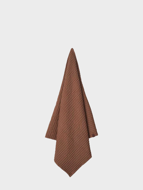 HUMDAKIN Waffle Bath Towel Organic textiles 113 Acorn